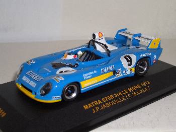 Matra 670B Le Mans 1974 - Ixo scale car 1/43